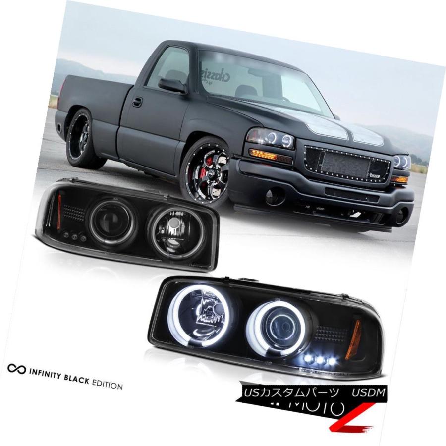 テールライト CCFL Halo Ring Black 01-06ユーコン6.0Lヘッドランプライトリアシグナルテールランプフォグ CCFL Haloの画像