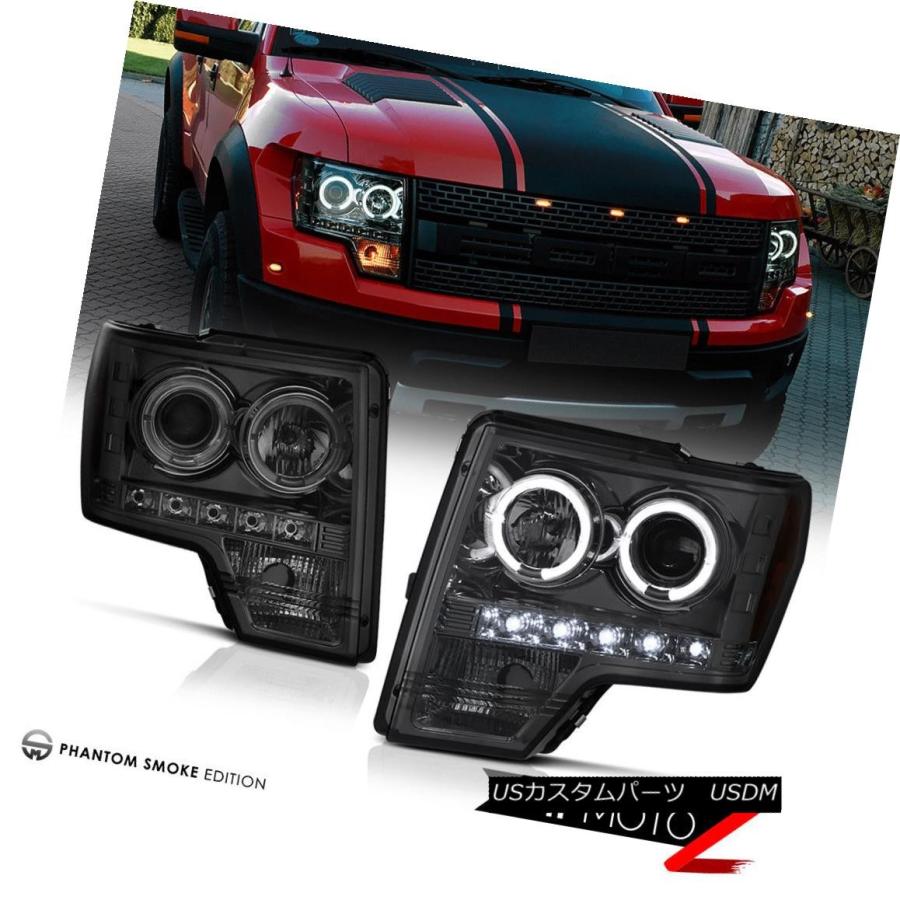 テールライト 2009-2014 FORD 150 XL屋根のブレーキランプテールランププロジェクターヘッドライトAngel Eyes 2009-20の画像