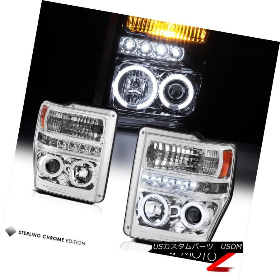 テールライト 08-10 F250 F350ハーレーダビッドソンCCFL Halo Rimヘッドライト明るいLEDテールライト 08-10 F250の画像
