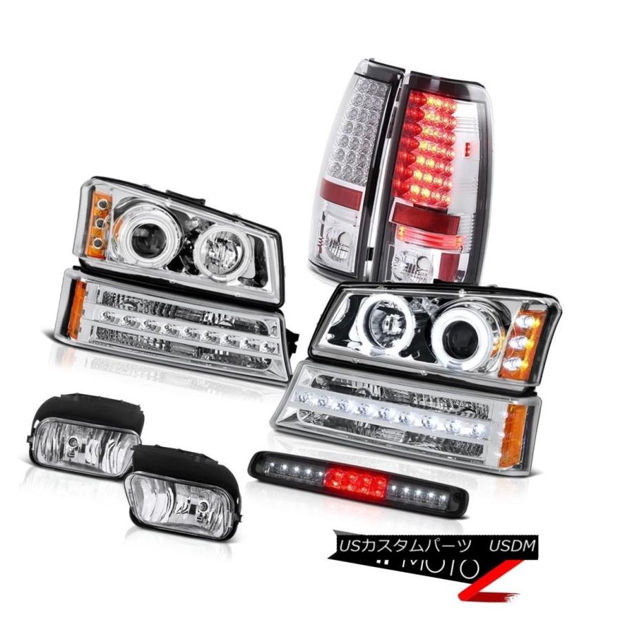 テールランプ 03-06 Silverado 3500Hdフォグランプ第3打ちきり照明ランプ交通信号ヘッドランプリアライト 03-06 Silverado 3 自動車-その他ライト