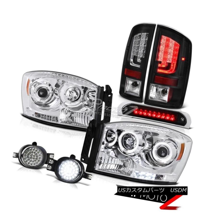 テールランプ 2006 Ram 2500燈台大屋根カーゴランプクロームヘッドランプフォグランプLEDデュアルヘイロー 2006 Ram 2500 Tai その他ライト-自動車