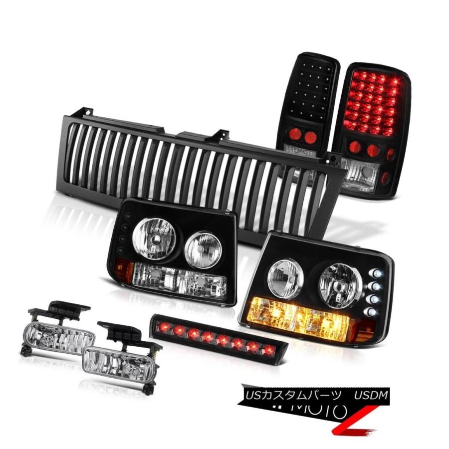 テールランプ シグナルヘッドライトランプLEDテールランプフォグハイブレーキブラック2000-06 Chevy Tahoe Signal Headli ライト、レンズ-車、バイク、自転車-その他ライト