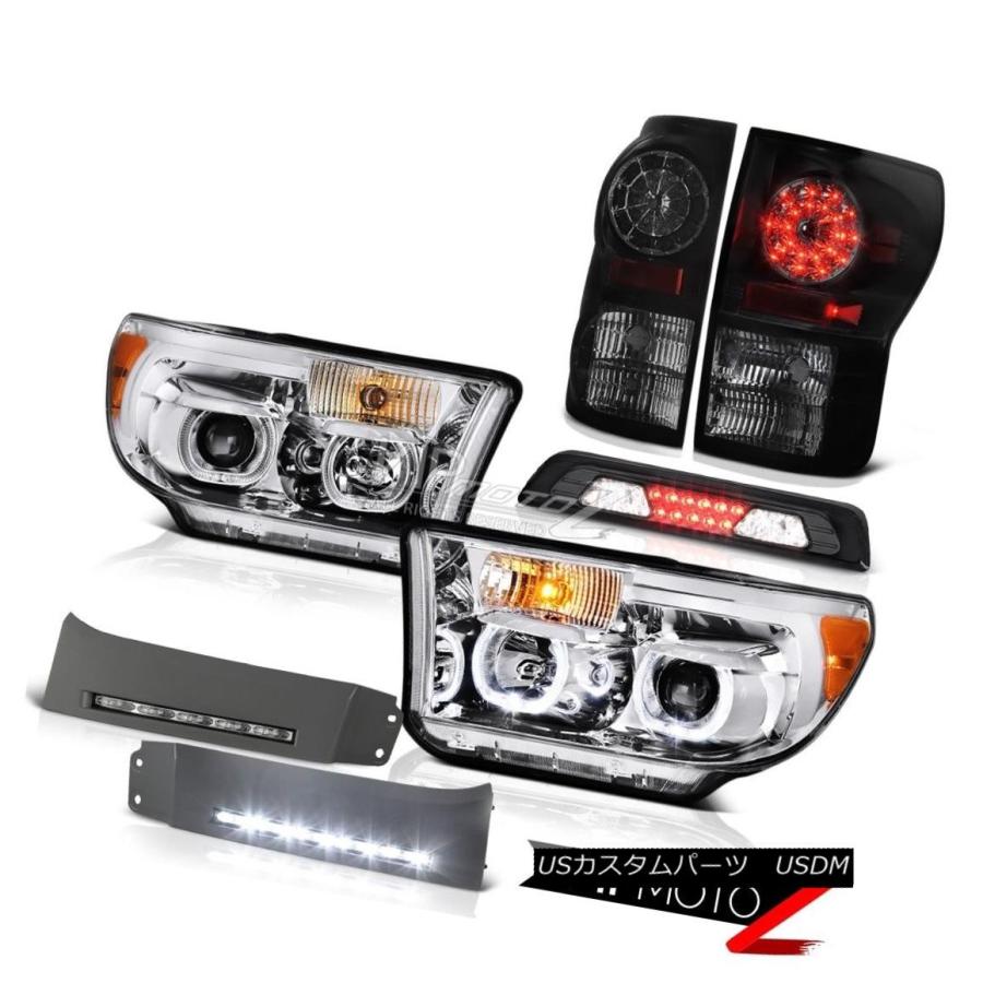 テールランプ 07-13 Toyota Tundra Limited前照灯DRLストリップハイストップランプタイルランプSMD 07-13 To 車、バイク、自転車-自動車-ライト、レンズ