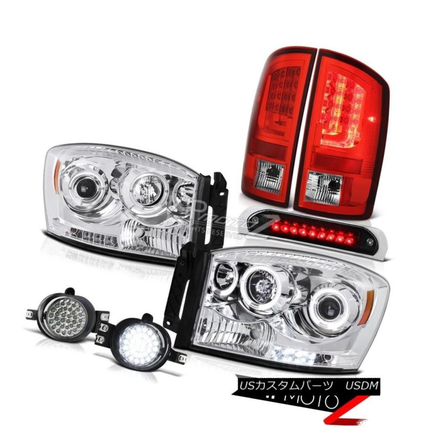 テールランプ 2006 Ram 3500ワインレッドタイルランプ3RDブレーキランプヘッドランプフォグランプエンジェルアイズ 2006 Ram 350 その他ライト-ライト、レンズ-車、バイク、自転車