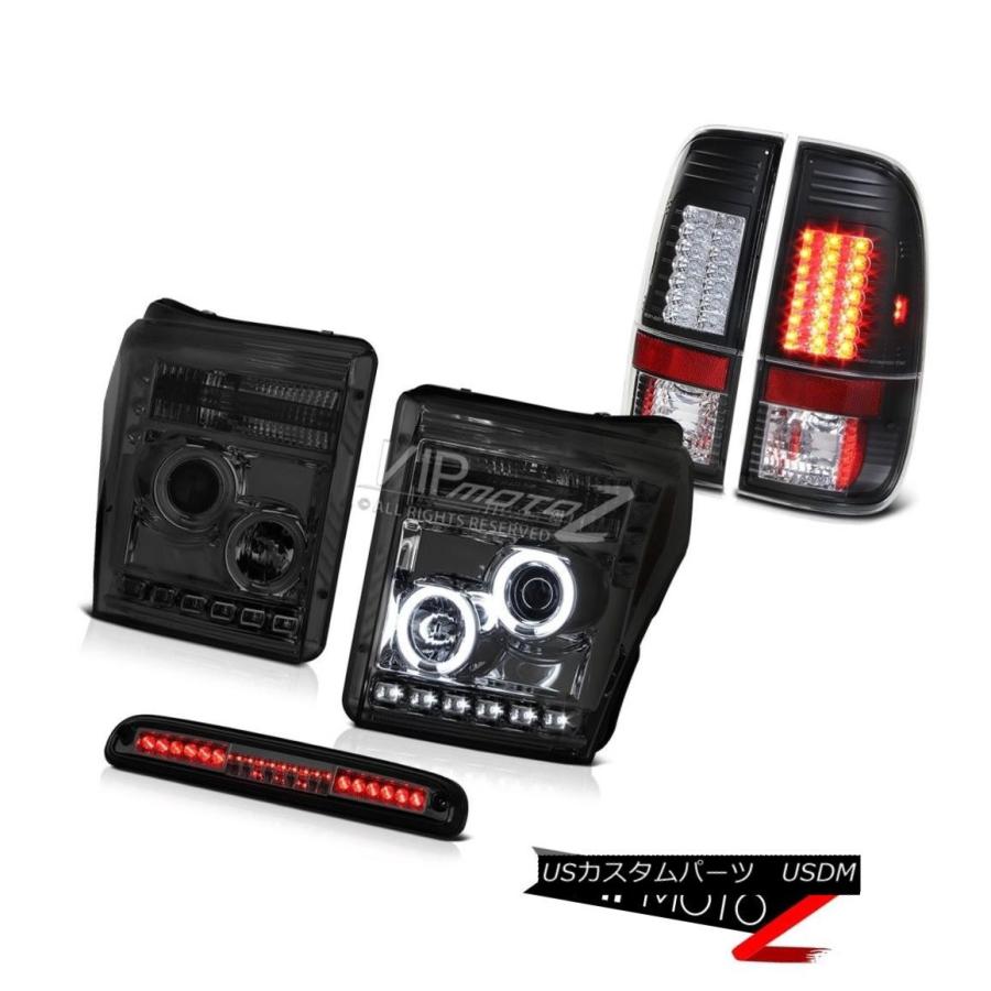 テールランプ 2011-2016 F250 Xltスモークサードブレーキライトパーキングライトプロジェクターヘッドライト 2011-2016 F250 車、バイク、自転車-自動車