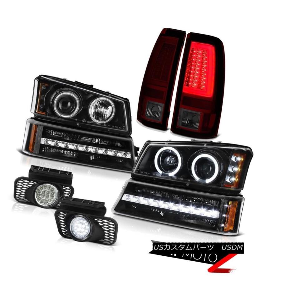 テールランプ 2003-2006 Silverado 1500テールライトクロムフォグバンパーライトプロジェクターヘッドランプ 2003-2006 S 車、バイク、自転車-ライト、レンズ-その他ライト