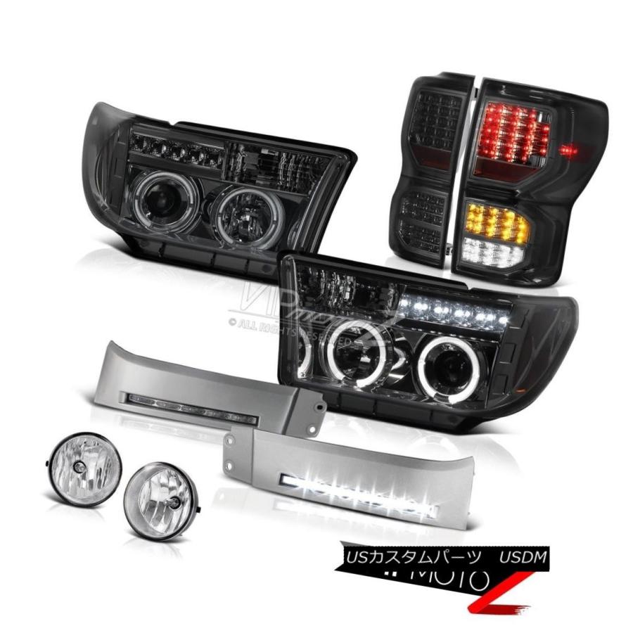 テールランプ 07-13トヨタトンドラプラチナテールランプバンパーDRLヘッドランプクロームフォグランプDRL 07-13 Toyota Tundra その他ライト-車、バイク、自転車-自動車