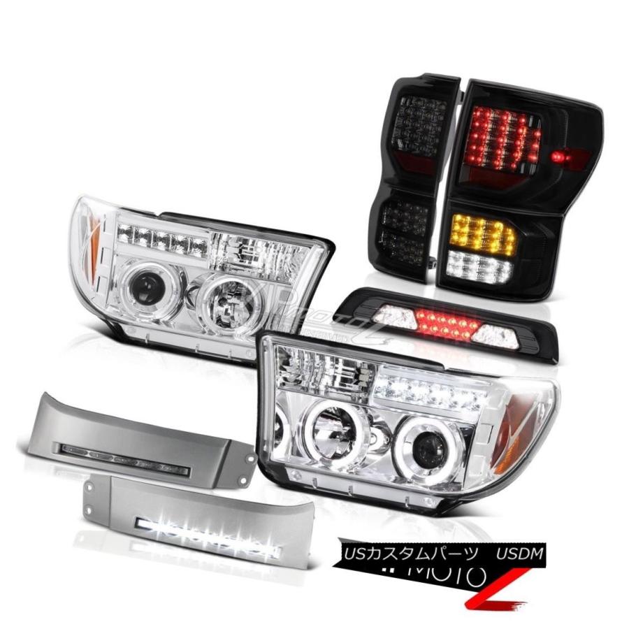 テールランプ 07-13トヨタトンドラSR5テールランプデイタイムランニングハイストップランプヘッドランプDRL 07-13 Toyota Tundr ライト、レンズ-自動車-車、バイク、自転車