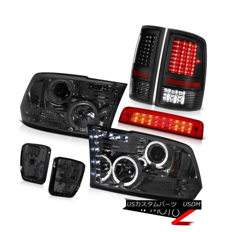 テールランプ 13-18子ヒツジ1500 SpoRTハイストップランプダークスモークフォグライトテールライトヘッドライト 13-18 Ram 1500 S 自動車-その他ライト-ライト、レンズ