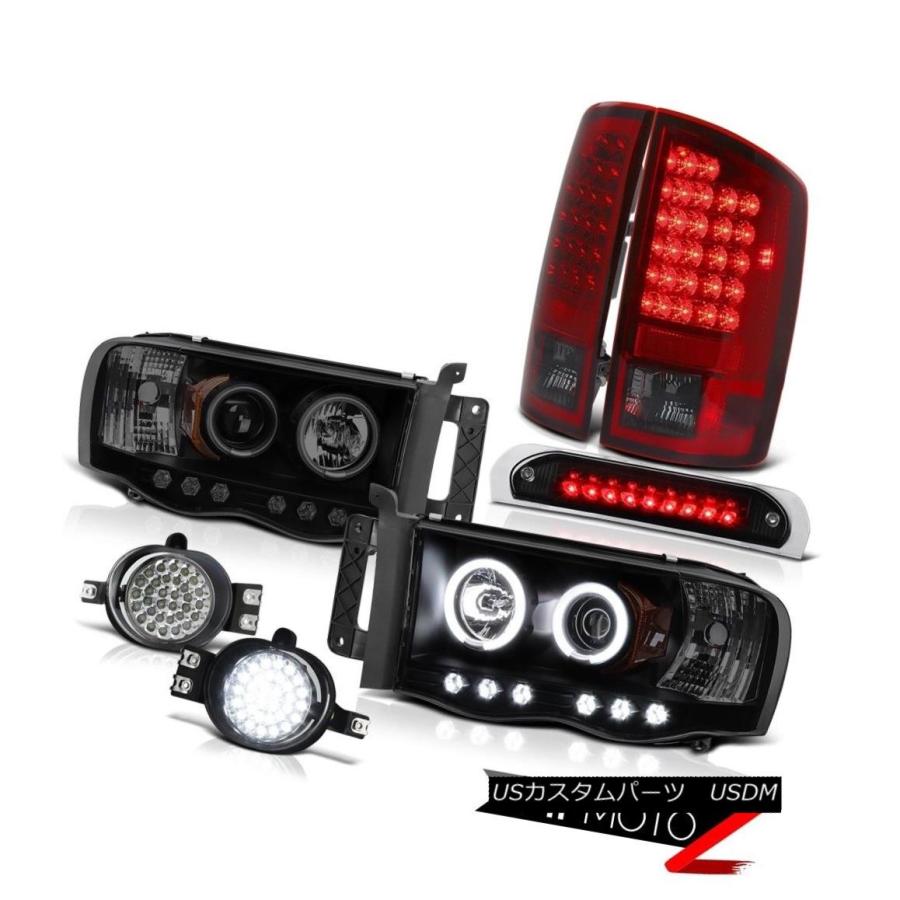 テールランプ 2002-2005 Ram SLT BRIGHT CCFL前照灯SMD LEDブレーキテールライトフォグルーフストップ 2002- その他ライト-ライト、レンズ