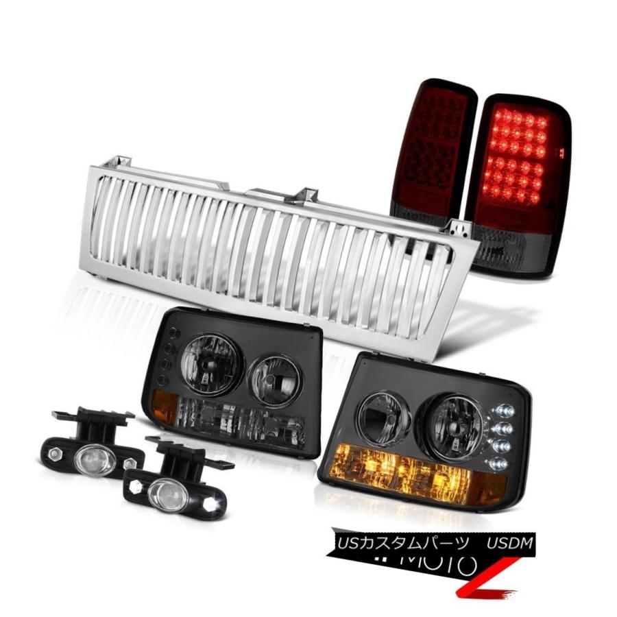 テールランプ 00-06都市近郊部バンパー前照灯SMD LEDブレーキランププロジェクターフォグクロームグリル 00-06 Suburban Bump その他ライト-車、バイク、自転車-ライト、レンズ