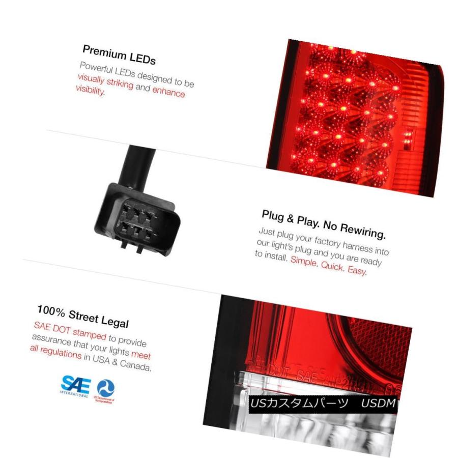 テールランプ LED Philip SuperFlaxテールライトハイストップレッド第3うち切り2006 Dodge Ram V6 LED Phili