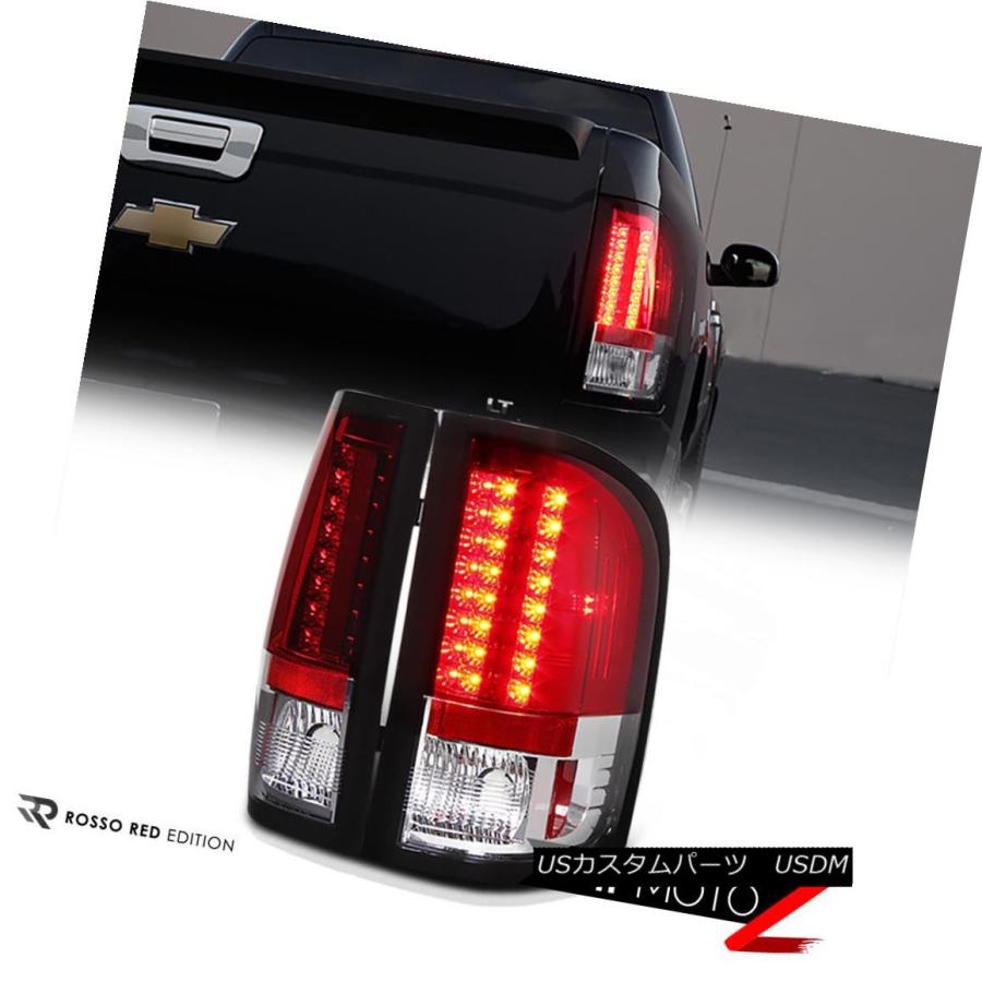 テールランプ [ERROR FREE] 2007-2013 Chevy Silverado 1500 2500固定ディスク 3500固定ディスク赤いことLEDテールランプ