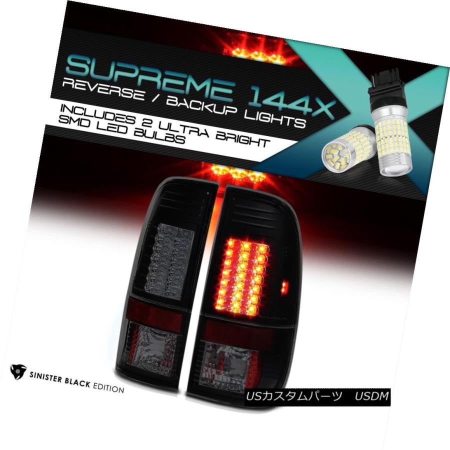 テールランプ [FULL SMD BACKUP] Ford F150 F-150 1997-2003「まっ黒い同盟罷業SMOKE」LEDストリップテールライ