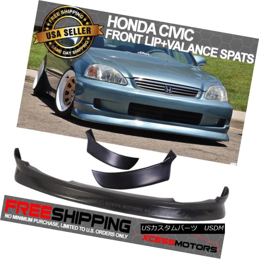 お買得！】 エアロパーツ For 99-00 Honda Civic EK 3DR PP Front
