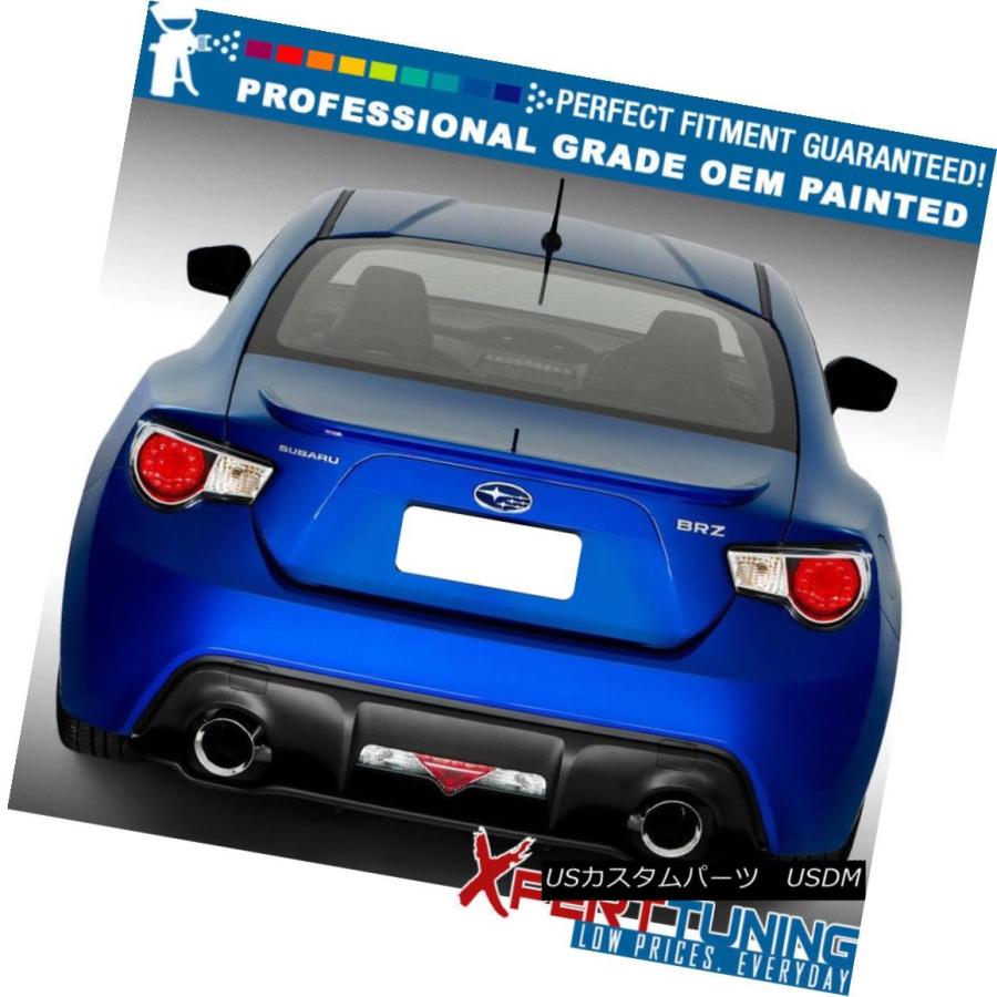 エアロパーツ フィット13-17スバルBRZサイオンFRS GT86 STI JDMトランクスポイラー - OEM塗装カラー Fits 13-17