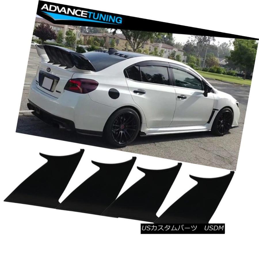 エアロパーツ フィット15-18スバルWRX STI 4PCトランクスポイラー