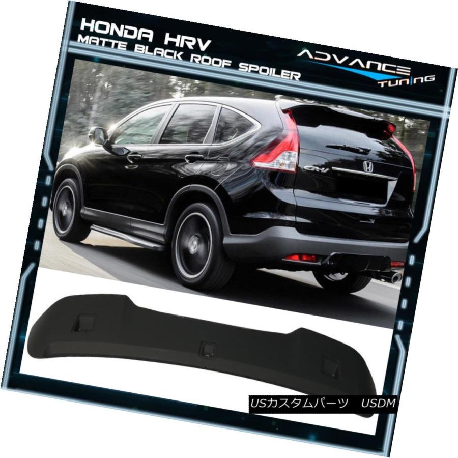 エアロパーツ フィット12-16ホンダCRV第4世代OE工場スタイルマットブラックABSルーフスポイラー Fits 12-16 Honda CRV C