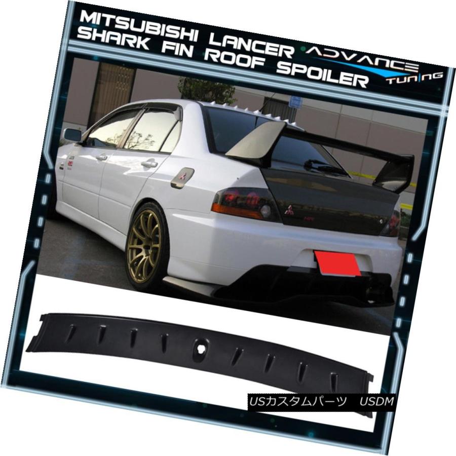 エアロパーツ フィット03-08三菱ランサーEVO 8 9ボルテックスブラック