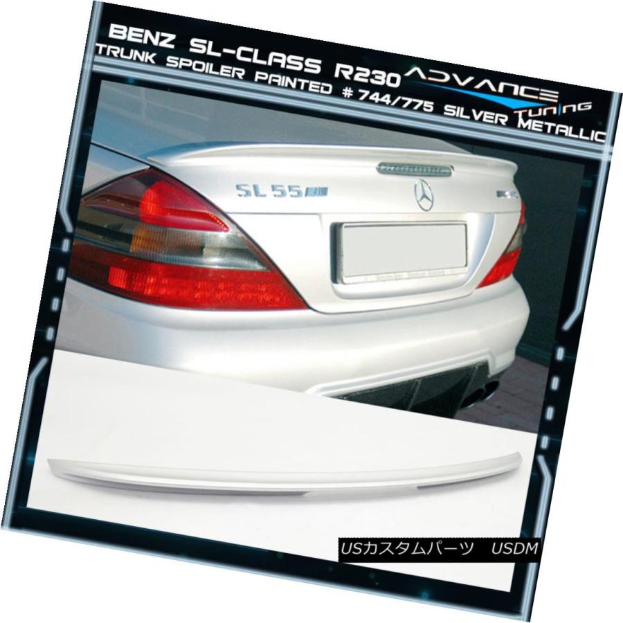エアロパーツ 03-11ベンツSL R230 AMGトランク・スポイラーOEM塗装 