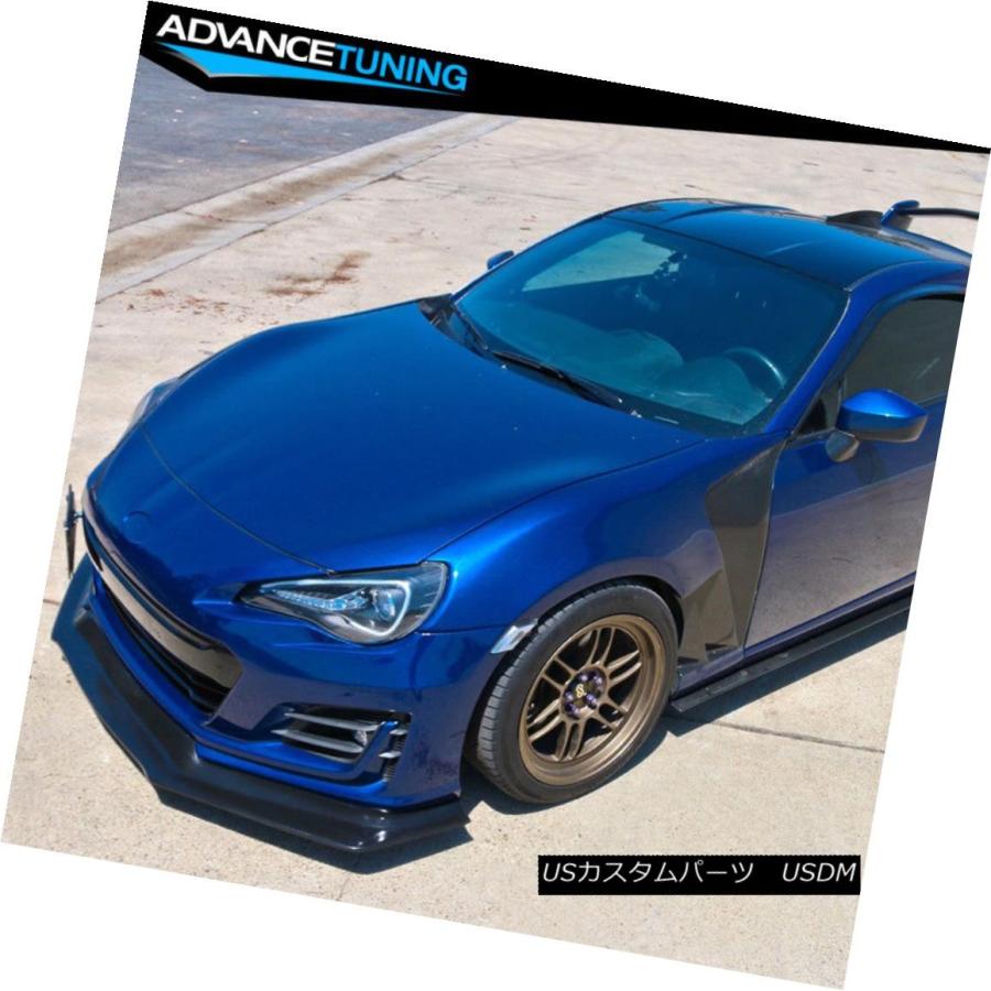 エアロパーツ フィット17-18スバルBRZイコンスタイルフロントバンパー