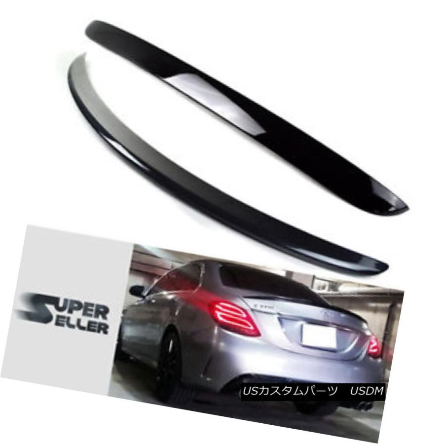 エアロパーツ ペイントされたメルセデスベンツCクラスW205セダントランクスポイラー＆amp; ルーフスポイラー
