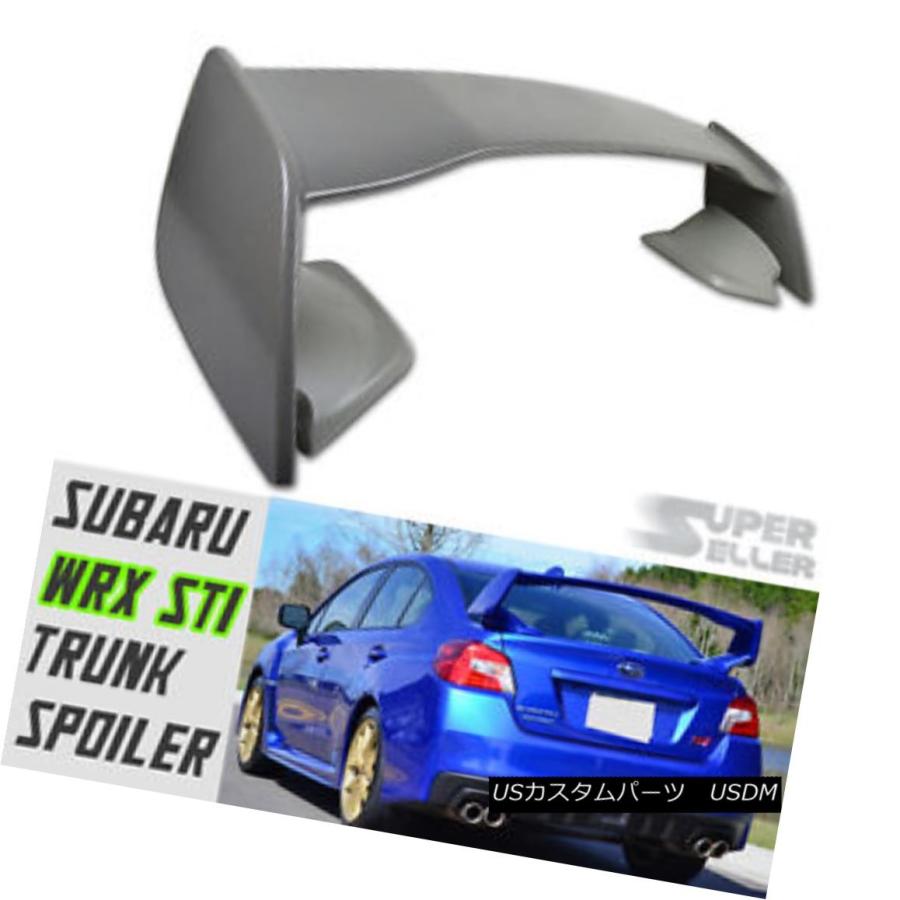 エアロパーツ 2018新型スバルWRX STIタイプリアトランク・スポイラー