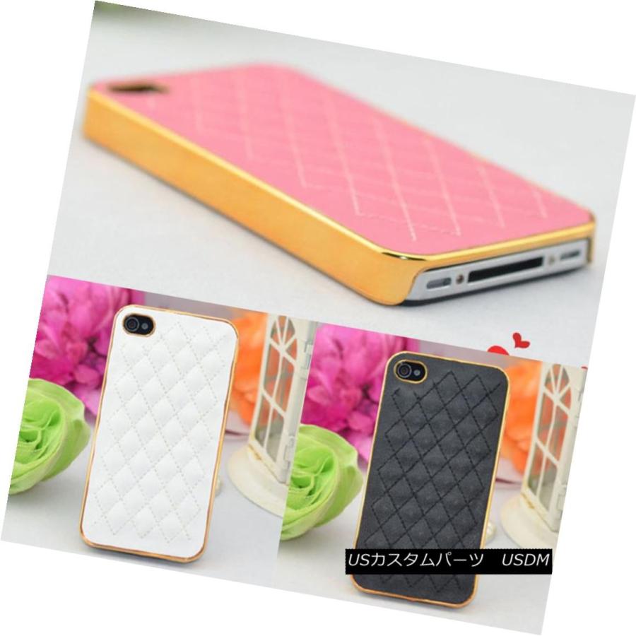 エアロパーツ Iphone 4 4sのVIPデラックスレザーバッキングケース VIP Deluxe Leather Backing Case For