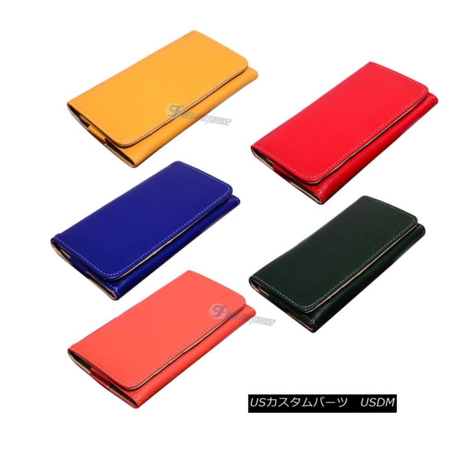 キナル別注 エアロパーツ iPhone 5 5S用デラックスマグネットウォレットレザーケースカバー Deluxe Magnet Wallet Leather C