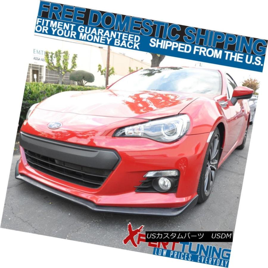 エアロパーツ スバルBRZ STIスタイル2-DrフロントPUバンパーリップ