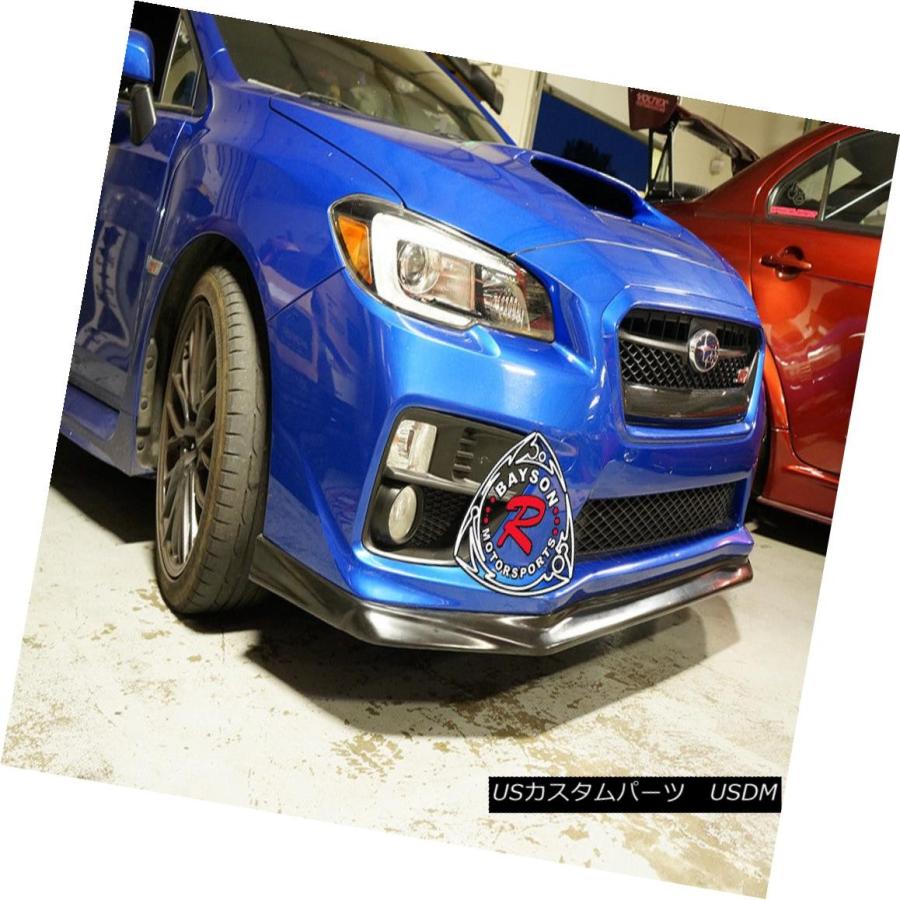 エアロパーツ VRスタイルフロントリップ（ウレタン）15-17スバルWRX 