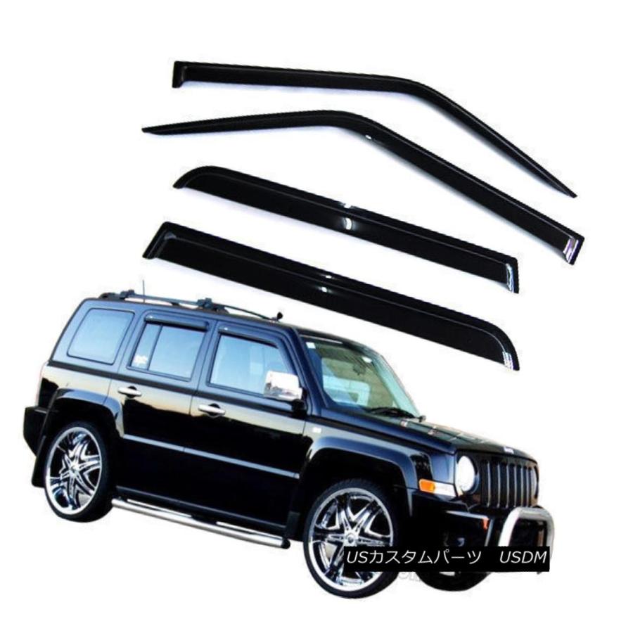 エアロパーツ フィット07-16ジープパトリオットスリムアクリル窓の