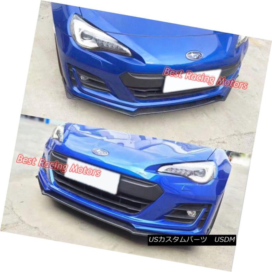 スバル　BRZ フロントバンパー STI エアロパーツ STi tSスタイルフロントバンパーリップ（ウレタン）17-18