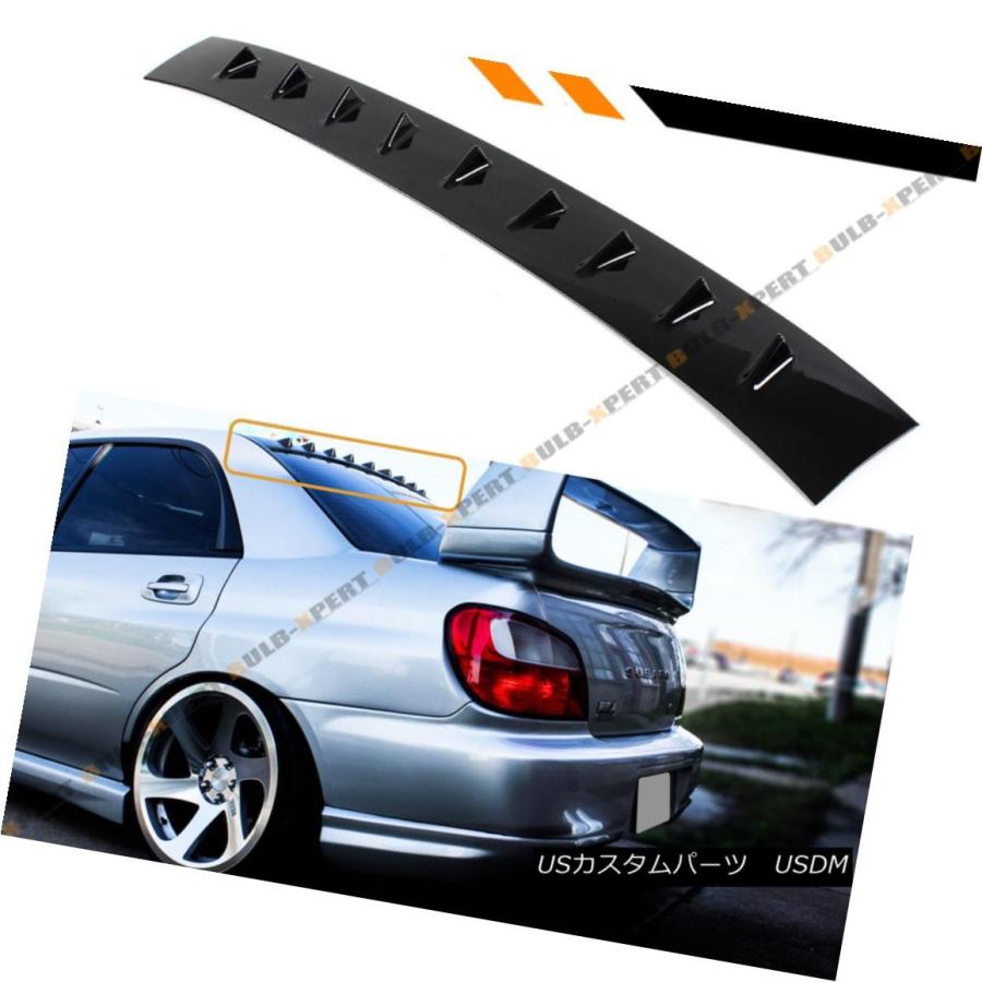 エアロパーツ 02-07インプレッサWRX STI SHARK FIN GLOSS BLKリア 