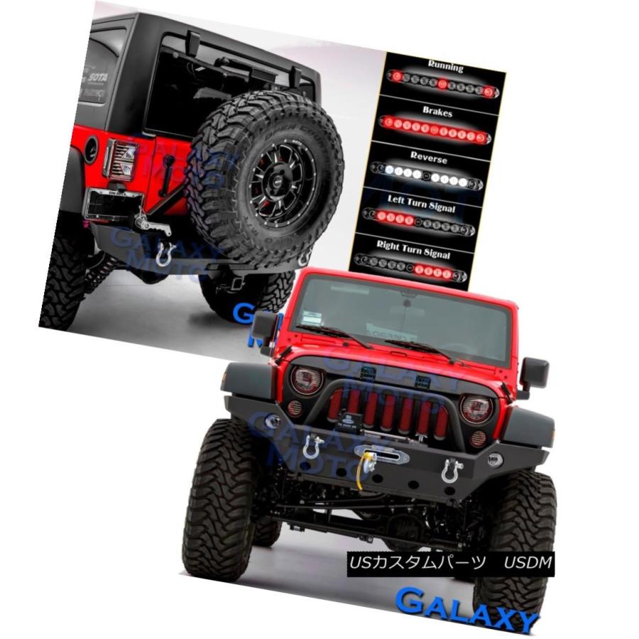 USグリル フロント+リアバンパー+ 3番LEDブレーキライト+タイヤ