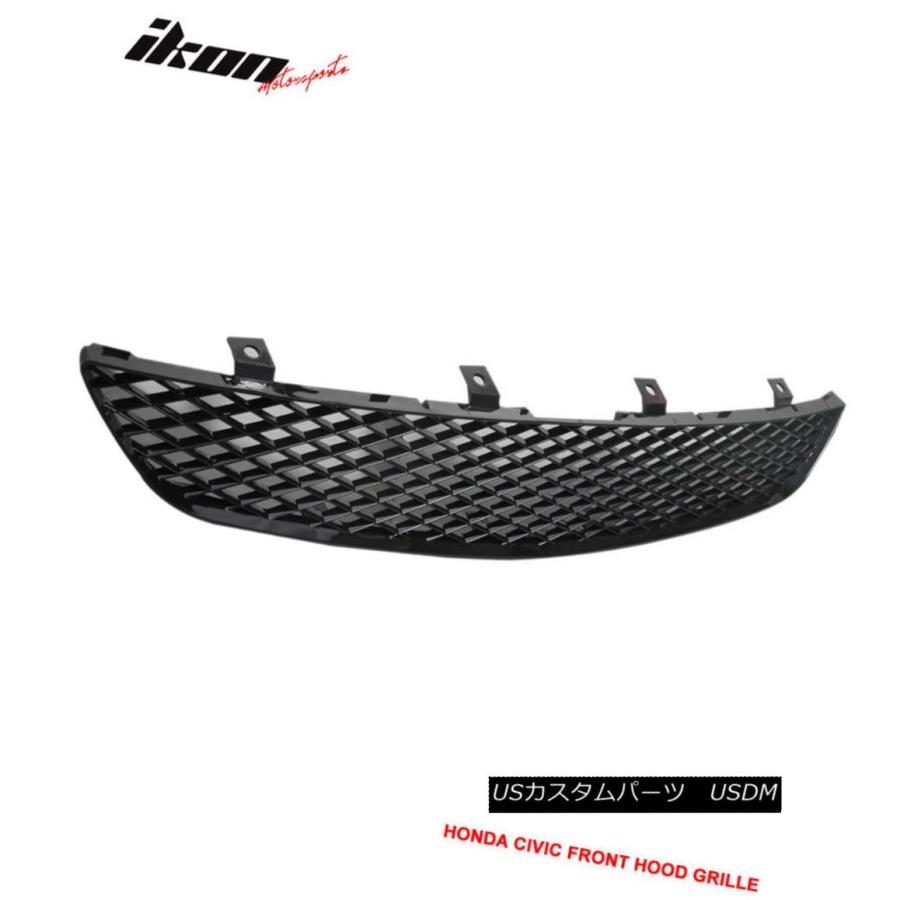 USグリル フィット02-05ホンダシビック3Dr EP3 SIハッチバックグリル