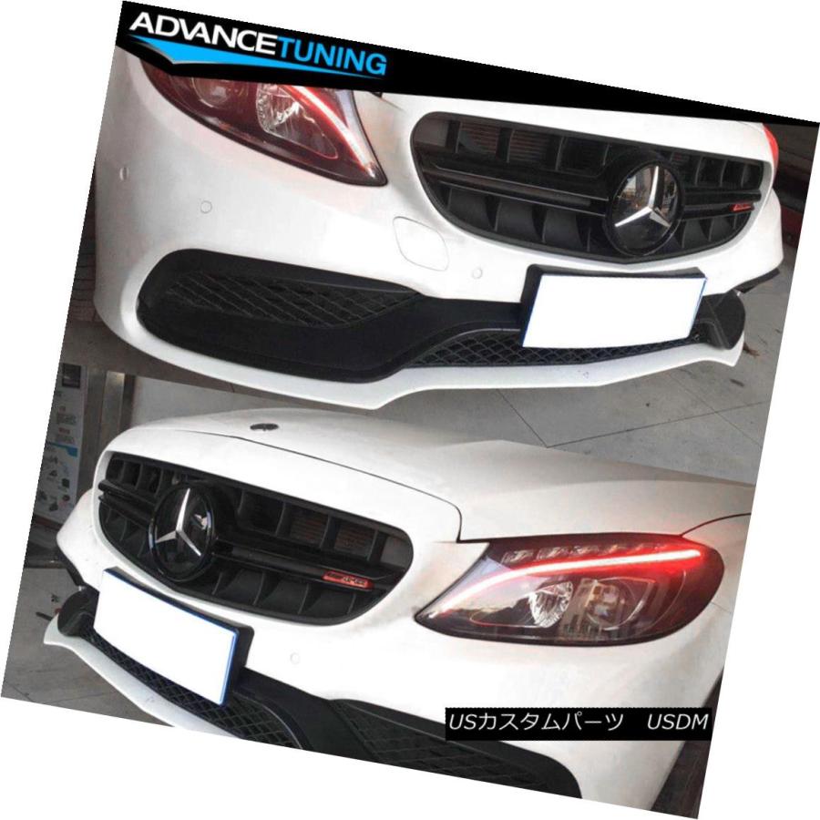 USグリル フィット15-18メルセデスベンツCクラスW205 E63S縦型AMG