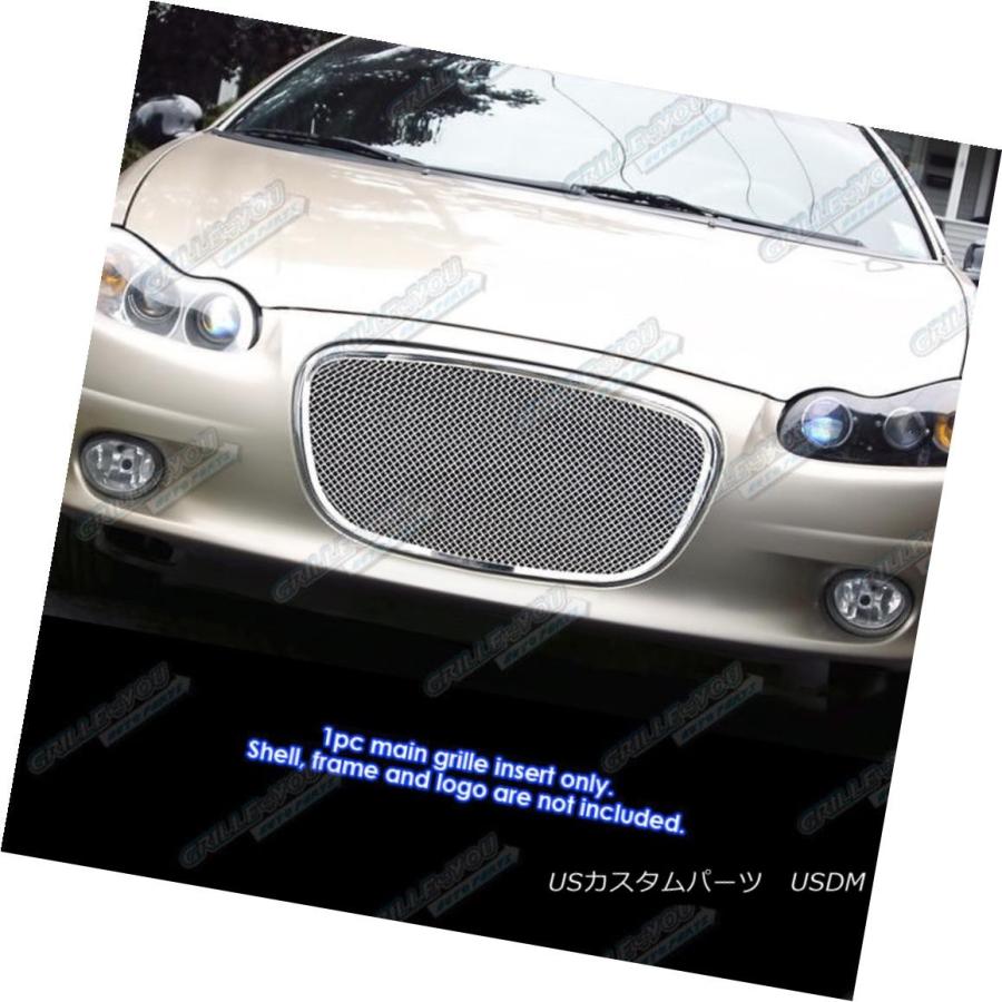 USグリル 02-04クライスラーコンコルド/ 99-01 LHSステンレスメッシュグリルグリルインサート 02-04 Chrysler Concor