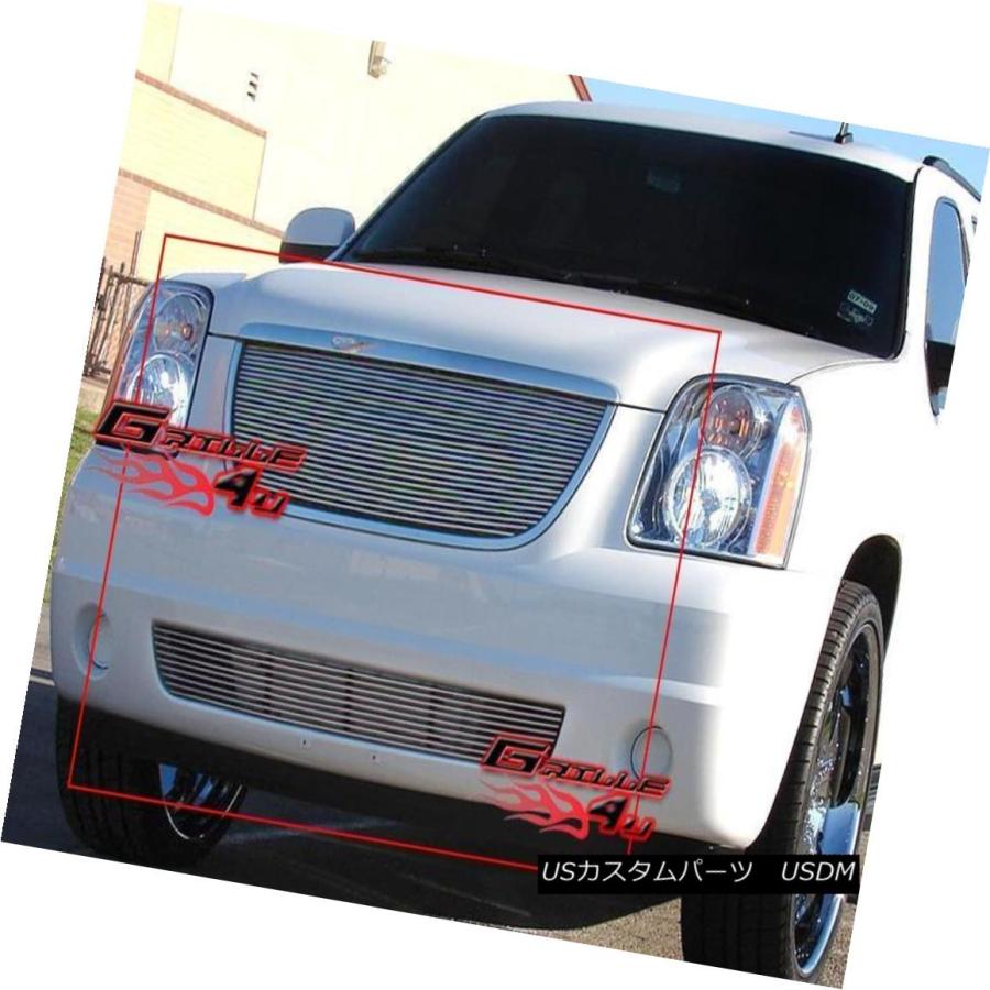 大人女性の USグリル 2007-2013 GMC Yukon Billetグリルグリルインサートコンボ Fits 2007-2013 GMC Yukon Bil