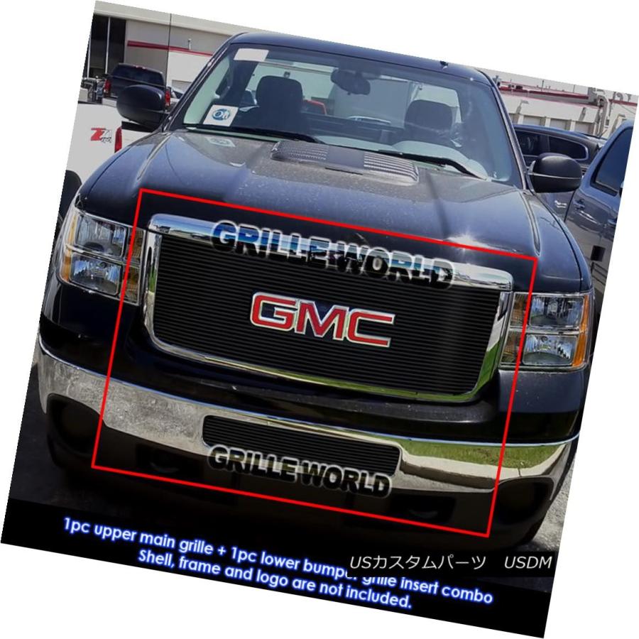 USグリル 2011-2014 GMC Sierra 2500HD / 3500HDブラック