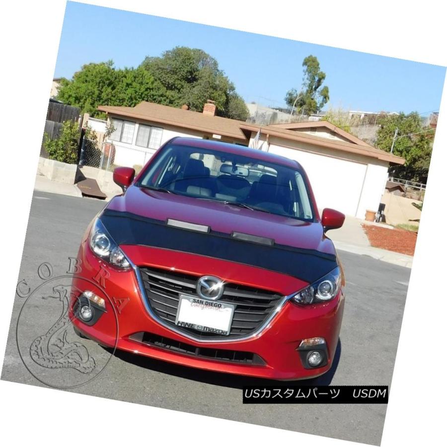 USフルブラ・USノーズブラ 車ボンネットマスクフードブラはMAZDA 3