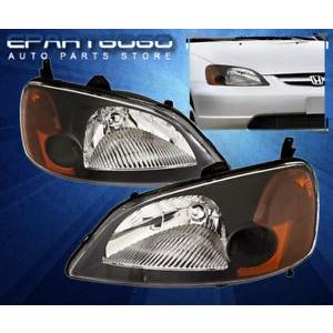 車 HONDA ES CIVIC FERIO US ヘッドライト左右