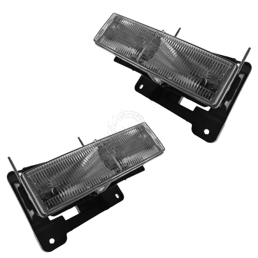 USコーナーライト ヘッドライトヘッドランプ＆amp; シェビーGMCトラックのパーキングコーナー信号ライトキット Headlights Headla_2