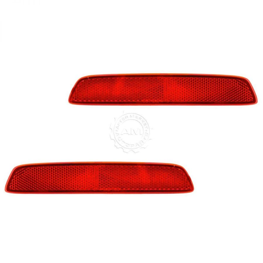 USコーナーライト サイドリフレクタリアバンパー左＆amp; 10対13のGMC地形の右ペア設定 Side Reflectors Rear Bumpe