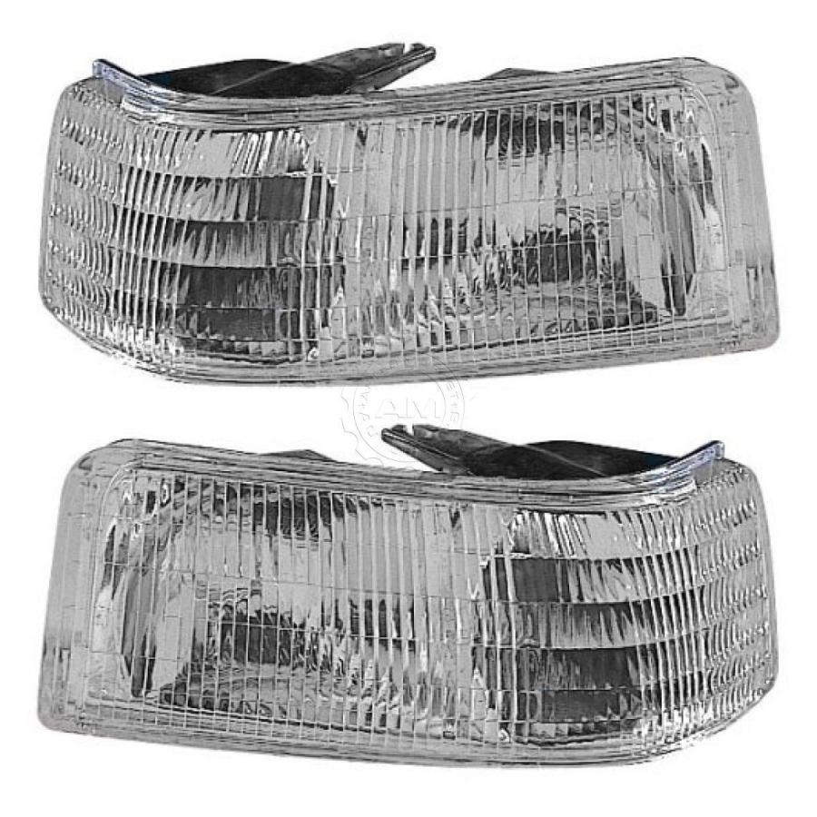 USコーナーライト キャデラックエルドラド用サイドコーナーターンシグナルペア92-02 Side Corner Turn Signal Pair fo