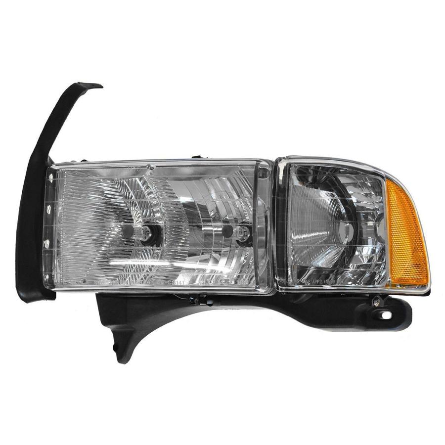 USコーナーライト ヘッドライトヘッドランプ（コーナーライト付き）ドライバーサイド左LH（ドッジラムスポーツ用） Headlight Headlamp