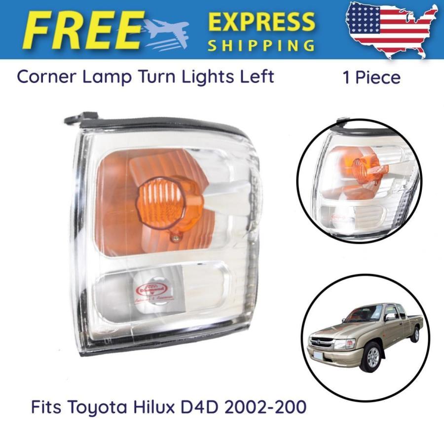 USコーナーライト コーナーライトターンランプ左フィットトヨタハイラックスタイガーD4Dコンパクトトラック2002-2004 Corner Light