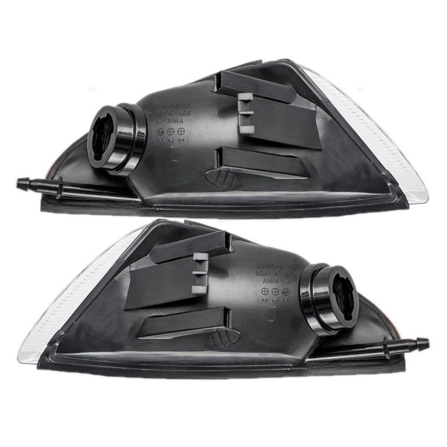 USコーナーライト 新しいペアセットパーク信号コーナーマーカーライトランプハウジング95-97 Dodge Intrepid New Pair Set_1