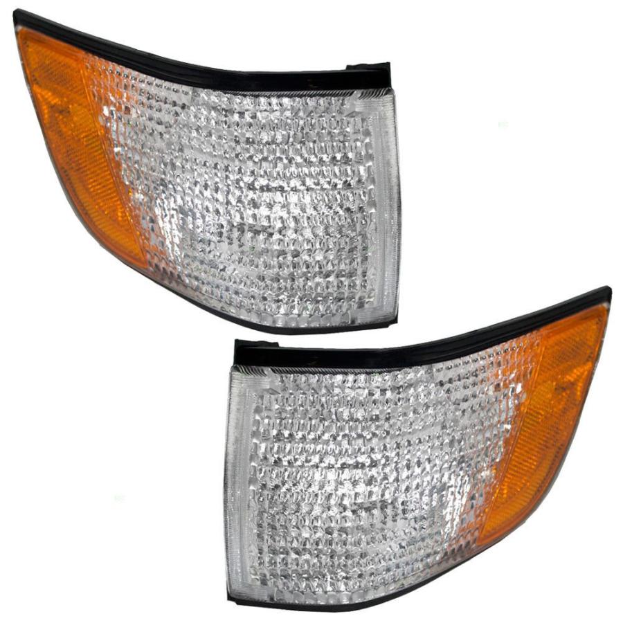 USコーナーライト 新しいペアセット信号コーナーマーカーライトランプハウジング91 93 93-96 Buick Century New Pair S