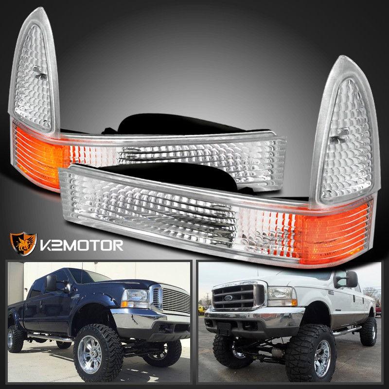 USコーナーライト 99-04 Ford F250 F350 F450 F550 / 00-04エクスカーションターンシグナルコーナーライトクリア 9
